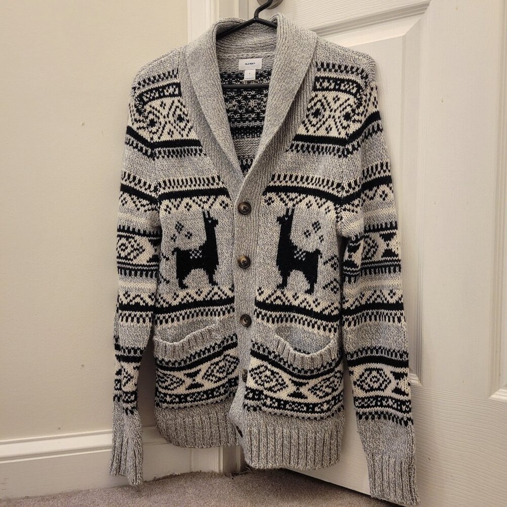 Old Navy Llama Cardigan/Sweater